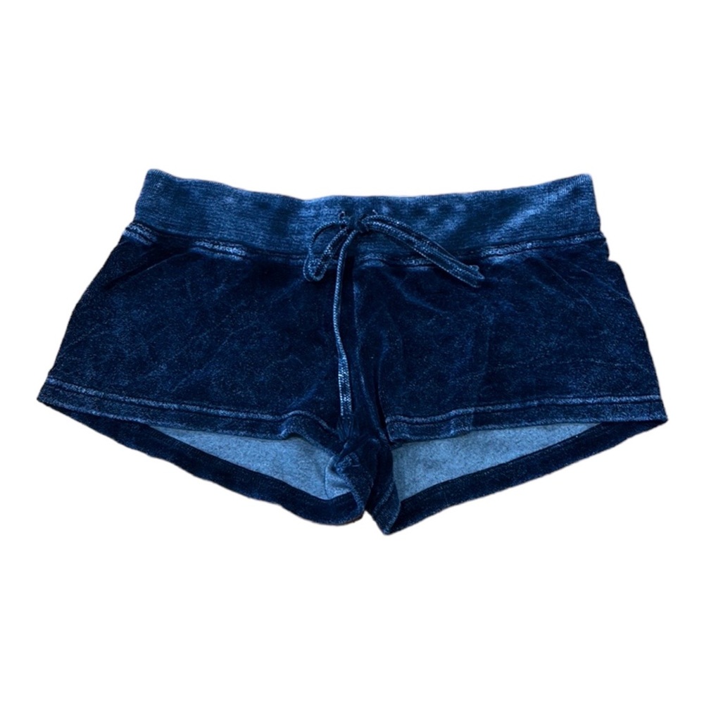 Hard Tail Navy Blue Acid Wash Terry Short